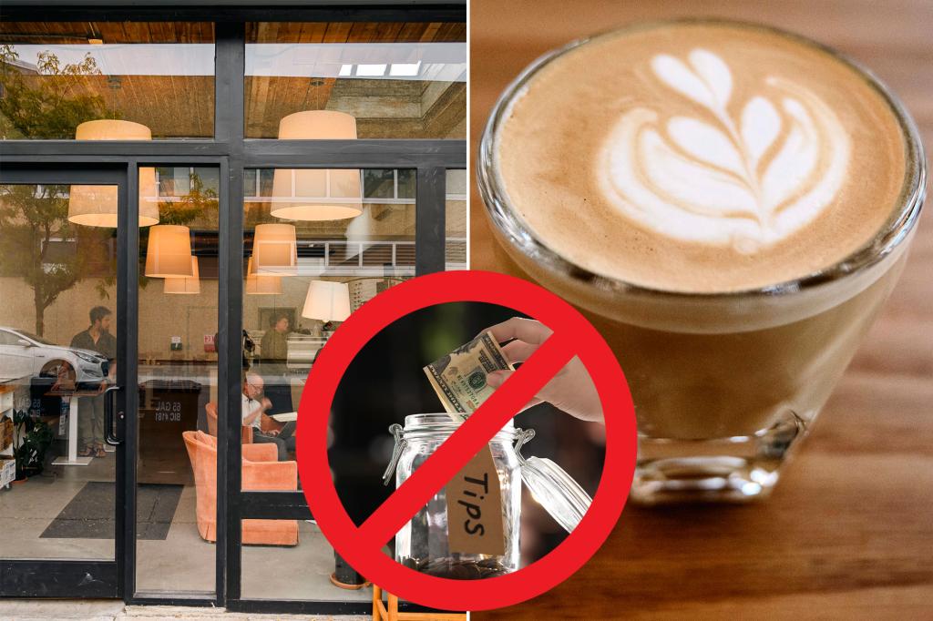 Coffee shops in Brooklyn no longer allow tips